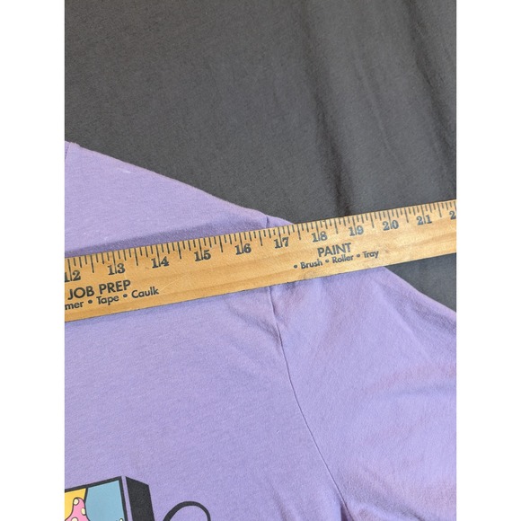 GAP Mens MTV Music Television Graphic T Shirt Purple Short Sleeve Size Medium - Picture 6 of 9